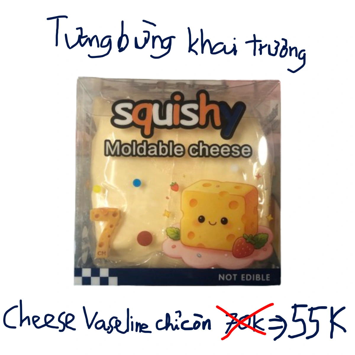 DEAL MỞ BÁN - CHEESE VASELINE 7CM - 55k